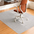 Funwheat Woven Office Chair Mat for Hardwood Floor, 48 x 60 in, Light Grey by FunWheat