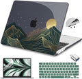 Teryeefi MacBook Air M2 Case 2022 Release A2681 Model, Glossy Plastic Hard Shell Cover with Screen Protector & Keyboard Cover for 13.6 Inch Laptop by Teryeefi