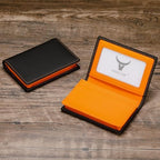 HISCOW Full Grain Leather Business Card Holder Case - Image 2