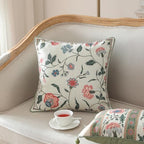 ISAENNE Designer Linen Throw Pillow Cover,Set of 2,18"x18"-Estevan A - Image 2