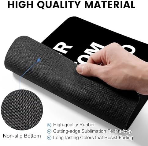 100 Pack Custom Mouse Pad Bulk with Photo Logo, Personalized Laptop Desk Mat - Image 3