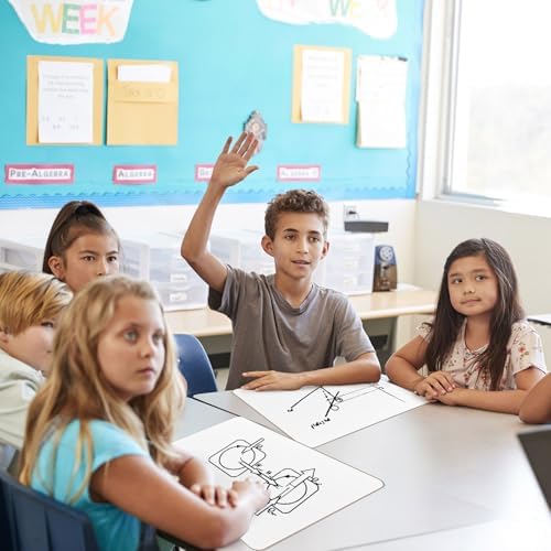Small Dry Erase Boards Classroom Pack 12 x 9 Inch 12 Pack Whiteboard - Image 2