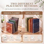 1 PC Scalloped Acrylic Magazine Holder, File Organizer, Handle Cutout Style - Image 5