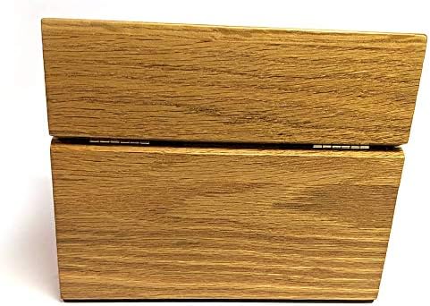Lehman's Wooden Recipe Box Holds 300 3" x 5" Recipe Cards in Handcrafted Oak Wood Box - Image 4