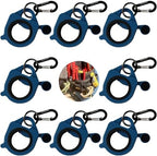 Zip Tie Holder Cable Tie Holder Heavy-Duty Colored Upgraded for Tool Belt Electrician Tool Tradie Bits Organized Strong Efficient Storage Reusable Portable 8 Pack (Blue) by CanaaninOrganizeItAll