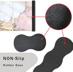 Keyboard Wrist Rest and Mouse Pad with Wrist Support Set Ergonomic Coaster,Memory Foam,Easy Typing Pain Relief,Large XL Desk Mat 31.5"x 11.8",Colorful Marble - Image 3