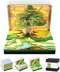 3D Calendar 2027,3D Memo Pad Time Piece Calendar 2027 Creative Desk Calendar Art Paper Sculpture Magic Tree, 2027 Tear Off Calendar DIY Decorative Gift by Easolay