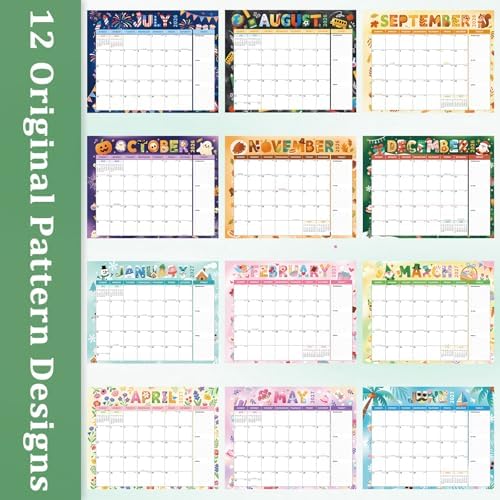 Ospelelf Desk Calendar 2026-2027 Large 22"x17" Monthly Family Planner Pad with Protective Cover 18 Months Use July 2026 to December 2027 Season - Image 6