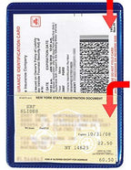 StoreSMART® - Navy Blue-Back Auto Insurance & ID Card Holders - 50 Pack - RFS20-NB50 - Image 3