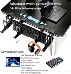 Desk Side Storage Gaming Laptop Holder,Clamp-on Vertical Notebook Stand - Image 5