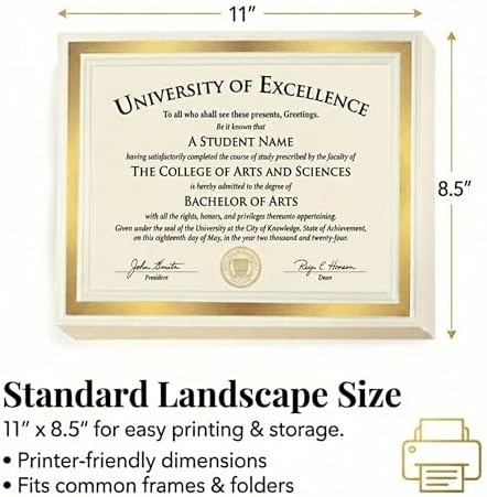 Signature Specialty Certificates, Cream, 8½" x 11", 50 Sheets - Image 5