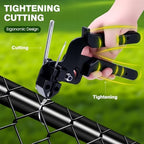 Stainless Steel Cable Tie Gun & 100pcs 12in Black Metal Zip Ties - Image 4