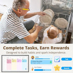 Digital Wall Calendar 15.6 Inch – Interactive Touch Screen Electronic Calendar & Smart Family Hub with Cross-Device Sync, Schedules Reminders, Chore Chart, Rewards & Photo Display - Image 6