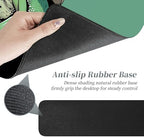 3Pcs Mouse Pad Set, Green Frog Large Gaming Mouse Pad with Stitched Edge, Ergonomic Memory Foam Keyboard Wrist Support and Mouse Wrist Rest Cushion, Pain Relief Non-Slip Desk Pad Combo - Image 4
