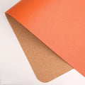 Ruby Lil Natural Cork & Leather Office Desk Mat, Dual Use Desk Matt for Desktop,Ultra Thin Waterproof PU Leather Mouse Pad,Working for Home Accessories,Orange,35"x 18" by RubyLil
