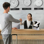 12 Pcs Acrylic Sign Holder Business Card Holder, 4 x 6 Inch, Side Insert - Image 4