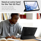 Spigen for Galaxy Tab S8 Plus Case (2022), Galaxy Tab S7 Plus Case (2020), Rugged Armor Pro Protective Tri-Fold Cover and S Pen Holder, 12.4 inch, Black - Image 5