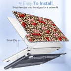 May Chen for M5 MacBook Air 13.6 Inch Case 2026 2025 2024-2022 Release M5 A3449 M4 A3240 M3 A3113 M2 A2681, Plastic Hard Shell Case for MacBook Air 13.6" with Retina Display, Cherry and Cheetah - Image 6