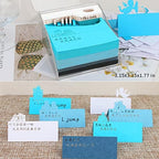 Titanic 3D Paper Note Three-Dimensional Memo Pad Ship Sticky Notes Paper Carving Notepad Bookmark LED Light Creative Gift for Parent Lover Children Friend - Image 5