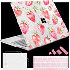 Case for Surface Laptop 5/4/3 13.5 with Metal Keyboard,Strawberries by WelcomeViseNewitems
