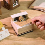 3D Memo Pad, 3D Calendar 2027, Time Piece Calendar, Tear-Off Calendars 2027, 3D Paper Carving Art Memo Pad, Art Carving Sticky Notes for Office Home Gifts Ornaments (Owl) - Image 4