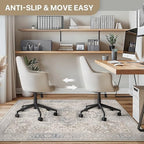 36"x48" Office Chair Mat for Hardwood Floor, Non-Slip Washable Khaki Blue - Image 5