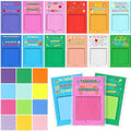Motipuns 72 Pcs Teacher Gift Sticky Note Holder, Sticky Note, Vibrant Color by Motipuns