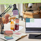 60 Pack Sticky Notes Bulk 3x3 Inch 12 Vintage Colors Memo Pads - Image 4