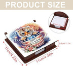 4Pcs Sticky Note Holder Diamond Art Painting Wooden Post Note Dispenser Memo Paper Storage Box with 160 Sticky Notes Desk Office Accessories-01 - Image 3