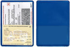 StoreSMART® - Metallic Blue-Back Auto Insurance & ID Card Holders - 50 Pack - RFS20-MB50 by StoreSMART