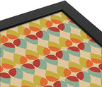 PinPix 19x15 inch Cork Bulletin Board. This Decorative Framed Pin Board Comes with Abstract Pattern in Color Design and Satin Black. Ideal for Home, Office Decor or School (PinPix-564) - Image 4