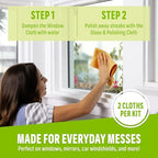 E-Cloth Window and Glass Cleaner Kit, Just Add Water - 2 Kits - Image 2