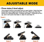 Adjustable Under Desk Foot Rest & Leg Rest Massage Office Footrest - Image 5