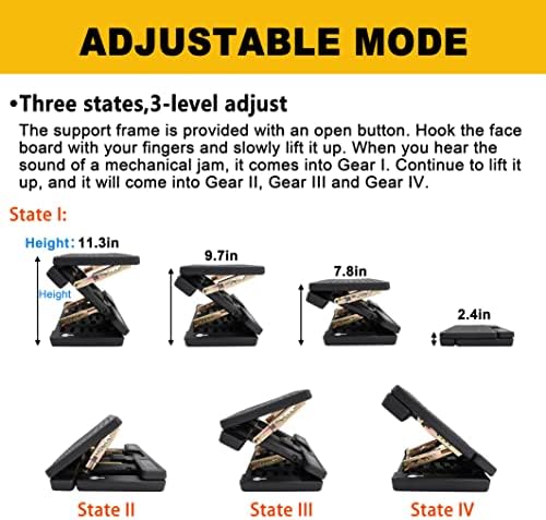 Adjustable Under Desk Foot Rest & Leg Rest Massage Office Footrest - Image 5