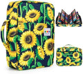 YOUSHARES 300 Slots Color Pencil Case - Pencil Holder with Handy Wrap & Zipper, Multilayer Holder for Prismacolor Colored Pencils & Gel Pen (Sunflower) by YOUSHARES