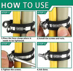 OURU 3/16 Inch Cable Clamps, Rubber Coated Insulated Clamps, 100pcs, 5mm - Image 5