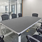 CENNBIE MAX200 78.7" x 39.4" Leather Desk Mat, Extra Large Desk Pad Blotter Protector, Extended Table Pad, Waterproof PU Leather Desk Mat on top of desks Large for Office and Home (Grey) - Image 4