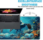 Keyboard Wrist Rest and Mouse Pad Set,31.5x11.8 Inches Desk Mat,Waterproof Non-Slip Ergonomic Wrist Support for Pain Relief,Extended Desk Protector for Office Home Gaming,Cute Turtle - Image 6
