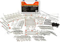 Wellmax 188 Pcs Pegboard Hooks & Accessories, Heavy Duty for Garage & Shop by Wellmax
