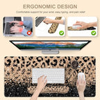 iLeadon 4in1 Mouse Pad Set, Leopard Mouse and Keyboard Pad Set - Image 2