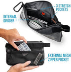 GOBAGS Production Zipper Bags - Electronics & Camera Accessories Bag - Cable organizer, Gear Accessory Pouch, Travel Camera Essentials (Small, Gray, 2 pack) - Image 2