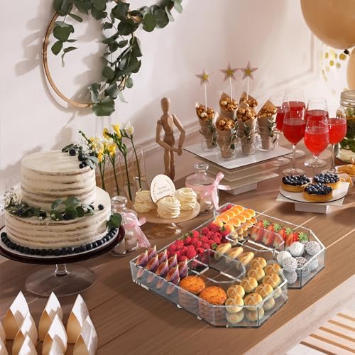 13.8" Acrylic Letter Charcuterie Tray,Fillable Alphabet Box (Letter B) - Image 6