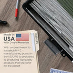IRIS USA File Box Organizer with Lid, Letter File, 4-Pack, Black - Image 5