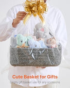 KALLAX Small Woven Storage Basket for Organizing, 13.5x9.5x5 inches, 3 Pack - Image 7