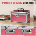 Rose Medication Combination Lock Boxes with Code Medium - Image 2
