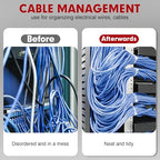 Zip Ties, RAZCC 1200pcs Cable Zip Ties 12 Inch, Heavy Duty White Plastic Wire Ties with 70lb Tensile Strength, Self-Locking Nylon Cable Ties, Wire Management for Indoor and Outdoor - Image 6