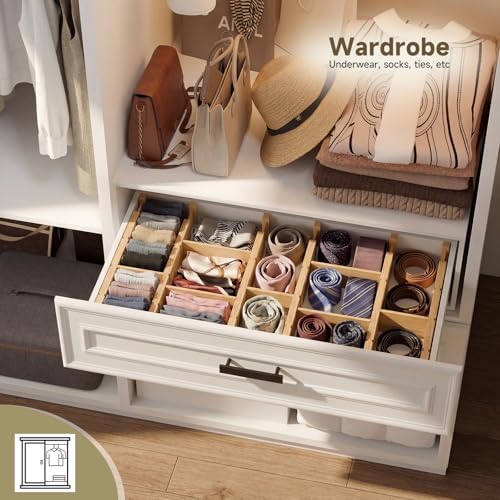 Bamboo Drawer Dividers, Expandable Kitchen Drawer Organizer - Image 7