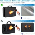 ENGPOW 5200℉ Fireproof Document Box with 25 Pockets Accordion File Folder - Image 2