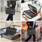 Tamfile Accordion File Organizer, Fireproof Important Document Organizer - Image 6