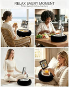 Miledi Tablet Pillow Stand for Bed with 360° Rotating Holder, Black - Image 3